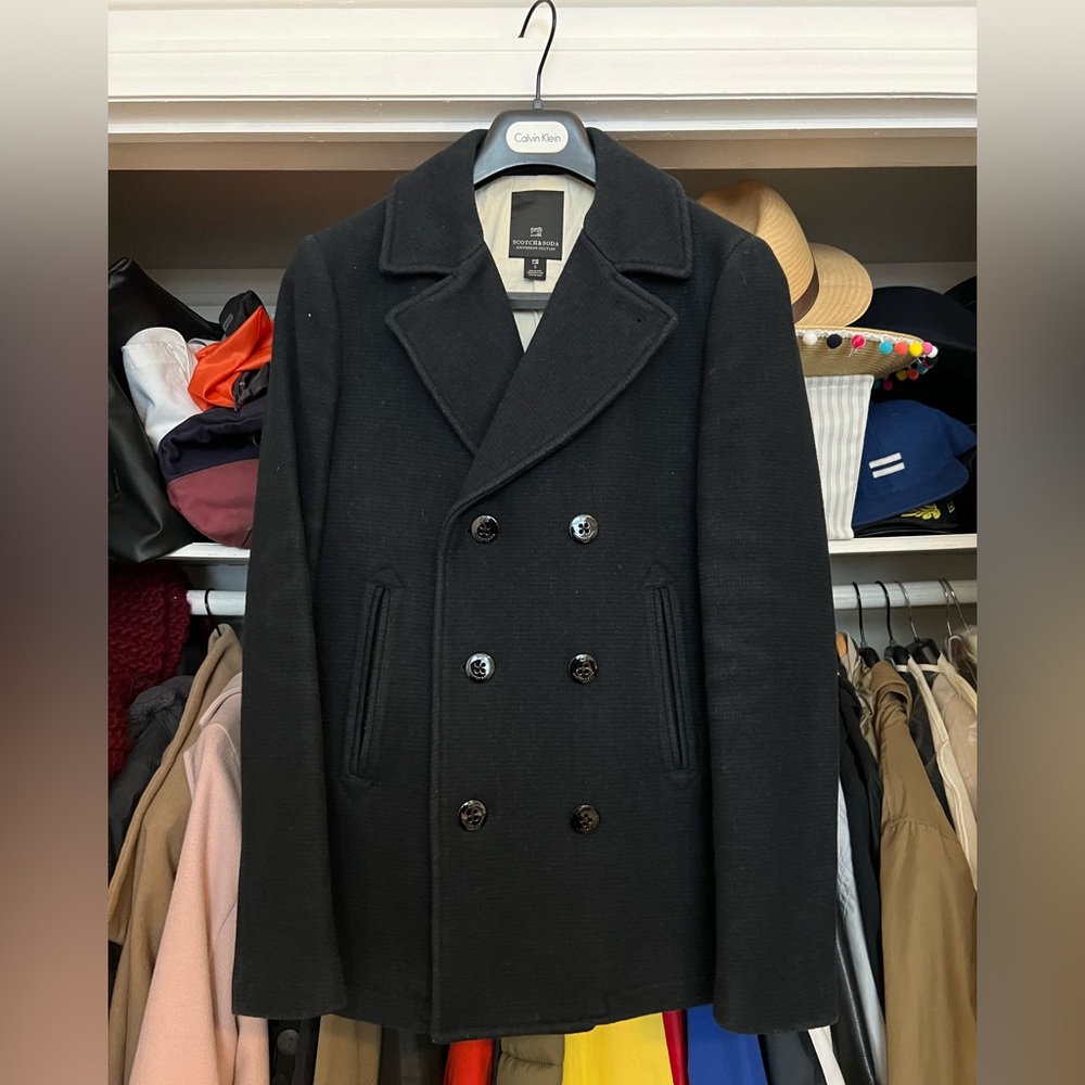 Scotch and soda peacoat navy